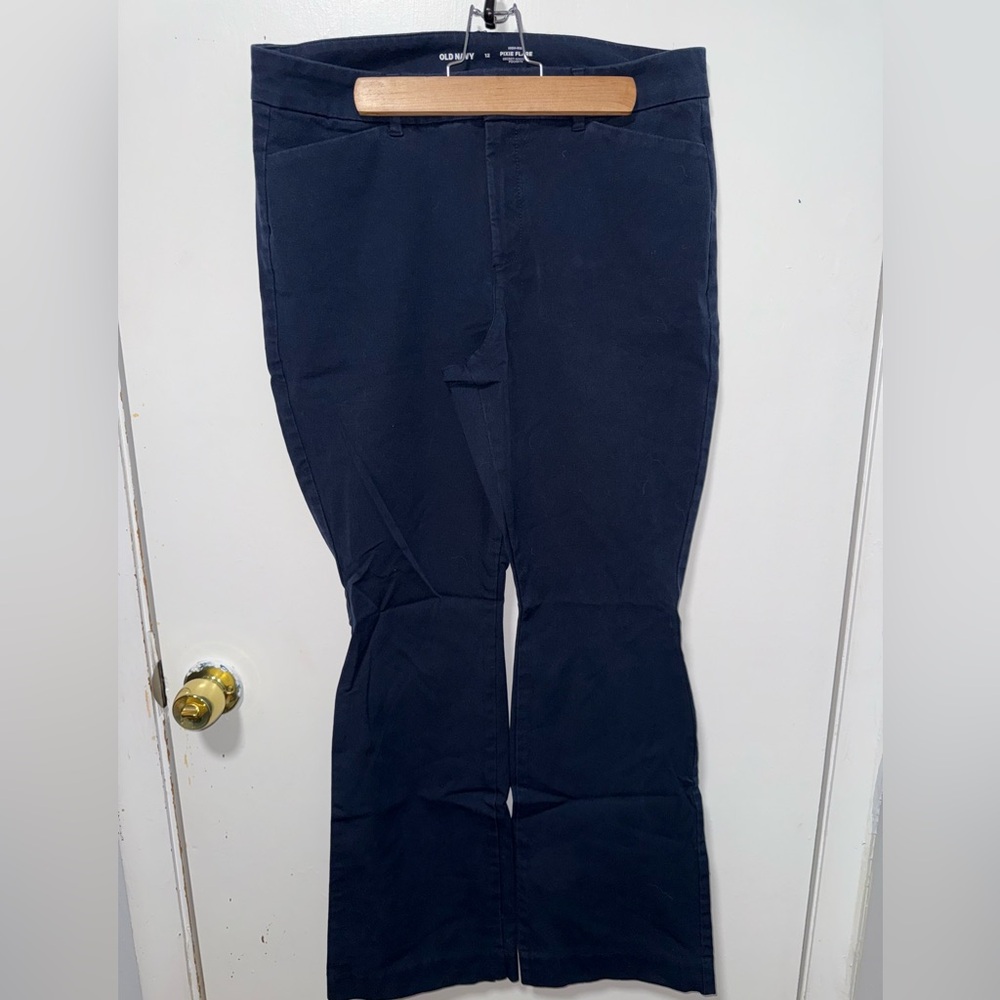 Old Navy Women's Wide Leg Pants - Navy Blue